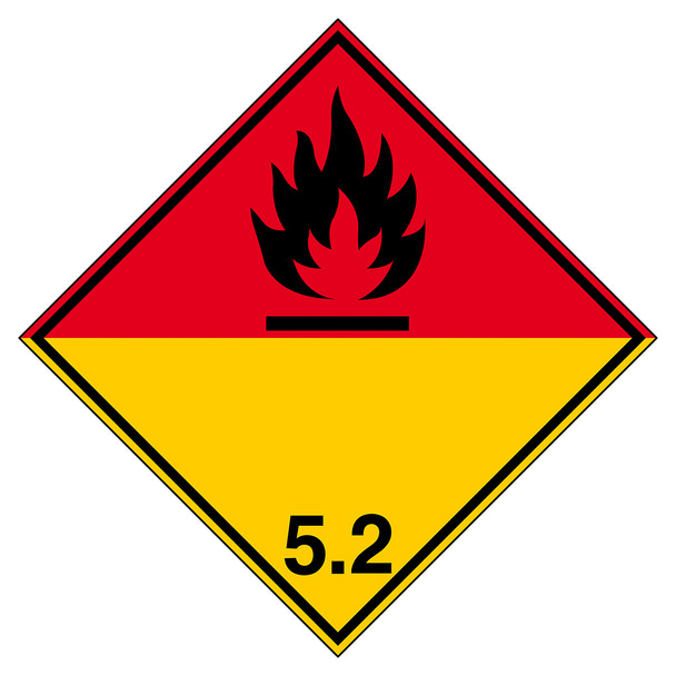 Transport Sign - ADR 5.2 - Organic peroxide - 5.2