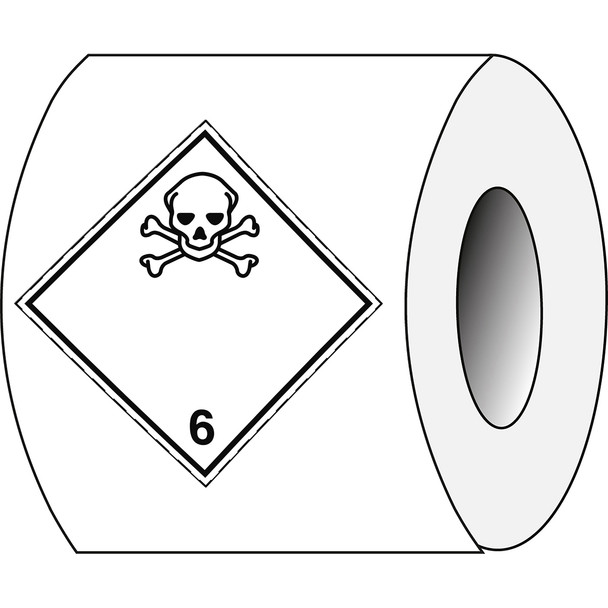 Transport Sign - ADR 6.1 - Toxic substance