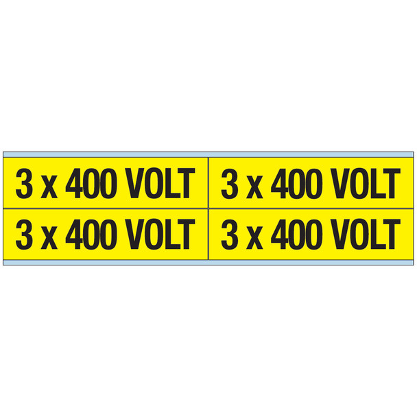 Warning Sign - 3 x 400 V