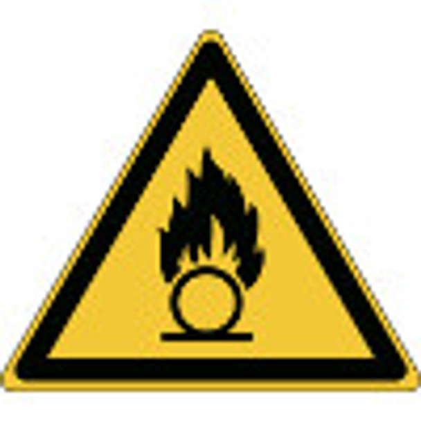 Warning; Oxidizing substance - ISO 7010
