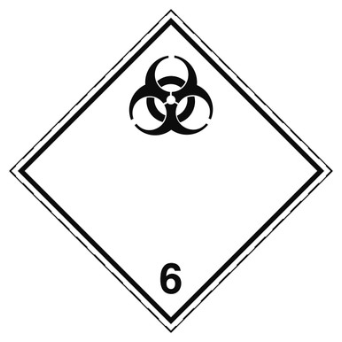 Transport Sign - ADR 6.2 - Infectious substance | 257536 | BRADY