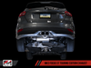AWE 3015-32092 Touring Edition Cat-back Exhaust Non-Resonated Chrome Silver Tips Ford Focus 2013-2018