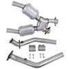 BBK 1670 High Flow X Pipe With Catalytic Converters - 2-1/2" Mustang GT 1999-2004