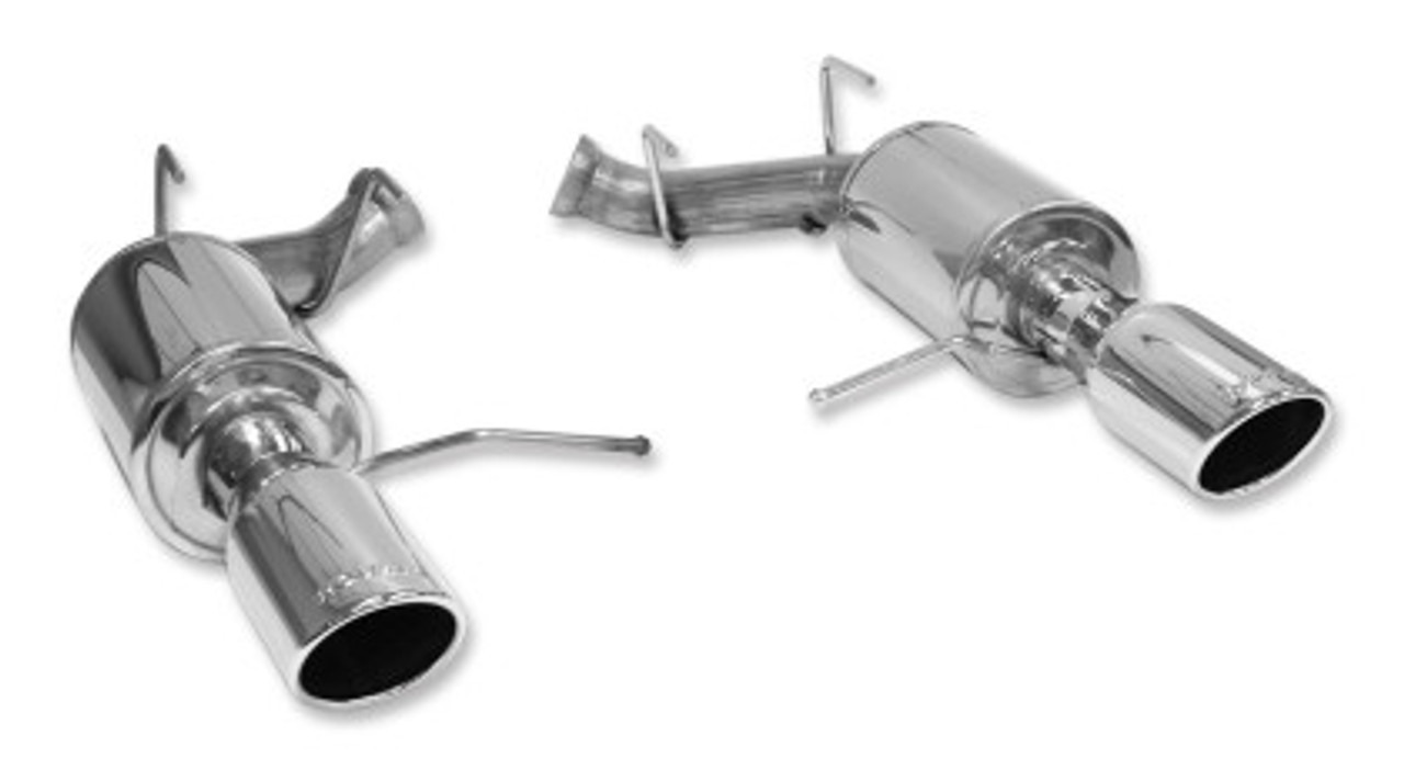 Roush 421127 Mustang Axle-Back Exhaust with Round Tips (2011-14)