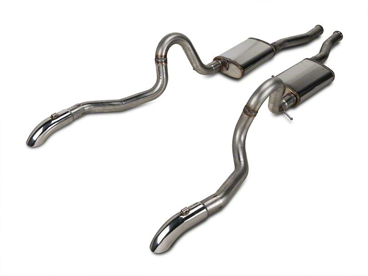 MagnaFlow 15632 Street Series Cat-Back Exhaust Kit Stainless Steel 3" Turn-Downs Mustang GT 5.0L 1987-1993