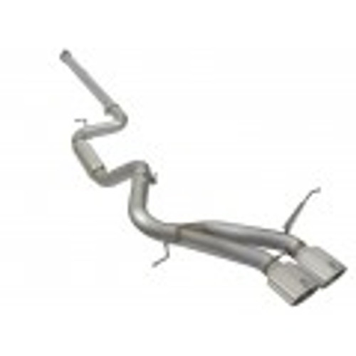 aFe POWER 49-33083-P Takeda 3in 304 SS Cat-Back Exhaust w/ Polished Tips 13-17 Ford Focus ST L4-2.0L (t)