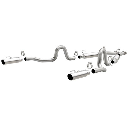 MagnaFlow 15673 Catback Exhaust Kit Stainless Steel w/ 3.5" Tips Mustang GT 1999-2004