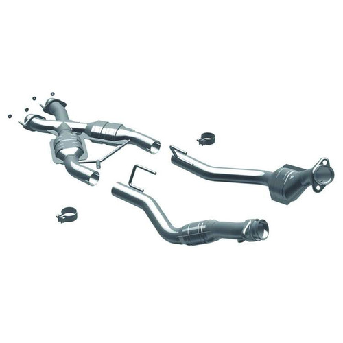 Magnaflow 337338 Direct-Fit Catted X-Pipe 50 State Legal Mustang 5.0L 1986-1993