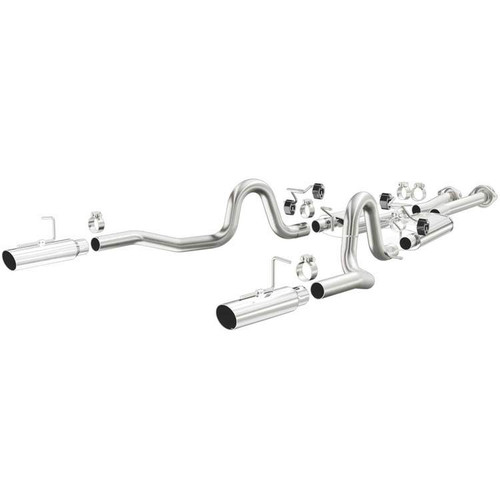 MagnaFlow 15638 Street Series Cat-Back Performance Exhaust System Mustang GT 1994-1998