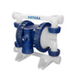 Fill-Rite SP100-05N-PP-SSS 1/2" Polypropylene, Santoprene, NPT Air Operated Diaphragm Pump