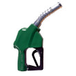 OPW 7HB-0100 1'' NPT Green Automatic Shut-Off Nozzle w/ Spout Ring (No Pressure, No Flow Device)