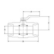 OPW 21BV-0150 1 1/2" Full Port Two-Way Ball Valve OPW 21BV-0150 1 1/2" Full Port Two-Way Ball Valve