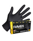 SAS Safety 66520 Raven® Powder-Free Exam Grade Nitrile Disposable Gloves - 7 Mil - 2X-Large - 100 Per Box