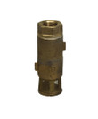 Franklin Fueling 20120001 2'' Double Poppet Brass Foot Valve