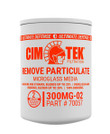 Cim-Tek 70057 300 Series Fuel Filter 300MG-02, Microglass Media, Remove Particulate , 25GPM, 2 Micron, 1"-12 Thread, 3 3/4"W X 5 19/50"L