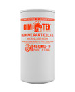 Cim-Tek 70032 450 Series Fuel Filter, 450MG-10, Microglass Media, Remove Particulate, 25GPM, 10 Micron, 1-1/2"-16 Thread, 3-3/4" W X 7-22/25" L