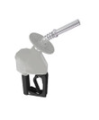 OPW 11BP-0200 3/4'' NPT Silver Automatic Unleaded Nozzle with 2 Piece Handwarmer