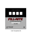 Fill-Rite KIT900LFPP Bulk Liter Faceplate Kit Fill-Rite KIT900LFPP Bulk Liter Faceplate Kit