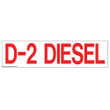 Gasoline Advertising D-321 12" W x 3" H D-2 Diesel Decal Gasoline Advertising D-321 12" W x 3" H D-2 Diesel Decal