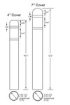 Universal 1984-BC872 8" x 72" Bollard Cover Universal 1984-BC872 8" x 72" Bollard Cover