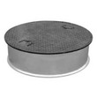 Universal 78-3010 30" x 10" Multi-Purpose Round Rain-Tight Gasketed Manhole