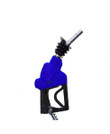 Franklin Fueling 900-02G3BL SS Unleaded Self-Service 900 EVR/ORVR Compatible Nozzle with Blue Scuffguard