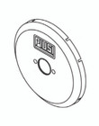 Piusi R16735000 Cover Swivel Side/Screw for Hose Reels
