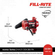 Fill-Rite NX25-DDCBB-PX (NX3205E) 25 GPM 12-24V DC Bung Mount Ultra High Flow Pump with Cable