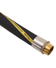 Husky CP160486HBBAO 1'' x 40.5' OAL Male x Female NPT Hewitt 4113 Permanent Brass Fitting Aviation Hose (Not Reuseable)