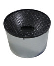 Emco A0717-018 18'' x 12'' Round Manhole with Cast Iron Lid