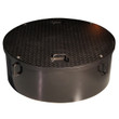Emco A0717-036B 36'' x 13'' Round Manhole w/ 1/2'' Steel Lid & Steel Skirt Emco A0717-036B 36'' x 13'' Round Manhole w/ 1/2'' Steel Lid & Steel Skirt
