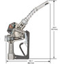 Husky 12159208 1'' Inlet NPT New Conventional Fueling 1AS Pressure Activated Automatic Shut-Off Light Duty Diesel Nozzle w/ Three Notch Hold Open Clip Husky 12159208 1'' Inlet NPT New Conventional Fueling 1AS Pressure Activated Automatic Shut-Off Light Duty Diesel Nozzle w/ Three Notch Hold Open Clip