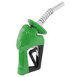 Husky 159463N-16 3/4'' Inlet NPT X Automatic Shut-Off BP Green Light Duty Diesel Nozzle w/ Three Notch Hold Open Clip & Polymer Handguard & Full Grip Guard & 0018