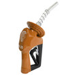 Husky 1108459-39 XS 3/4'' Orange Unleaded Cold Weather Nozzle with Three Notch Hold Open Clip and Waffle Splash Guard Husky 1108459-39 XS 3/4'' Orange Unleaded Cold Weather Nozzle with Three Notch Hold Open Clip and Waffle Splash Guard