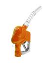 Husky 1217410-39 1HSS 1'' Orange Heavy Duty Diesel Nozzle with Three Notch Hold Open Clip