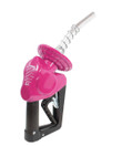 Husky E1595245-20 XS Pressure Activated Automatic Shut-Off Unleaded Nozzle, 3/4'' Inlet BSP, with Two Notch Hold Open Clip, Pink