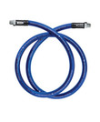 VST V34CPB-144-MSMS VSTaflex™ Series Curb Pump Whip 1Hose, 3/4" NPT X 12', Blue (Male Swivel and  Male Swivel)