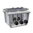 OPW DSER-RR-15-1836-567 Pre-Plumbed DSE Dispenser Sump, DSE Base with Rigid Entry Fittings, 18" Rigid Risers, 1.5" Pipe, Gilbarco Encore Dispenser, 567 Configurations