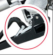 Husky 659459N-06 X E85 Unleaded Nozzle, 3/4", with Two Notch Hold Open Clip and 1808 Waffle Splash Guard, White