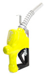 Husky 045703N-05 1GS Automatic Nozzle, 1" Inlet NPT, New Farm/Commercial Fueling, Light Duty Diesel With Three Notch Hold Open Clip, Polymer Hand Guard, Full Grip Guard And Hanging Hook, Yellow