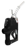 Husky 045708-04 1GS Automatic Nozzle, 1" Inlet NPT, New Farm/Commercial Fueling, Unleaded Without Hold Open Clip With Polymer Hand Guard, Full Grip Guard And Hanging Hook, Black