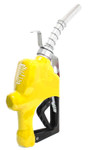 Husky 045708-05 1GS Automatic Nozzle, 1" Inlet NPT, New Farm/Commercial Fueling, Unleaded Without Hold Open Clip With Polymer Hand Guard, Full Grip Guard And Hanging Hook, Yellow