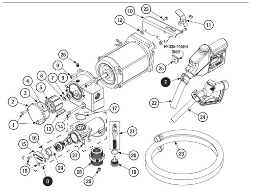 GPI 133503-1 Shaft Seal Kit