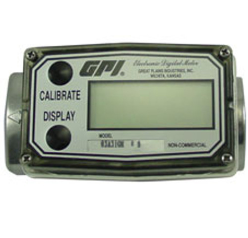 GPI 03A30GM - 1" NPT Electronic Digital Meter (0.3-3 GPM)