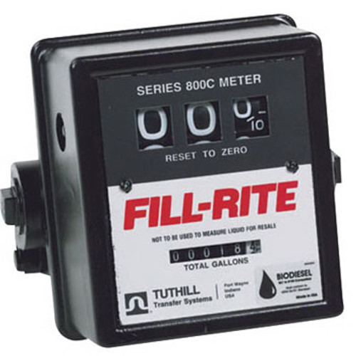 Fill-Rite BD807CMK - 3/4" 3 Wheel Flow Meter (5-20 GPM)