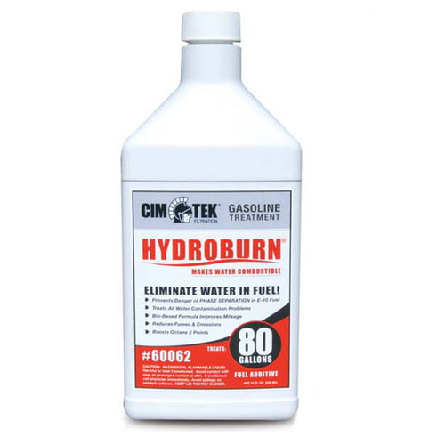 Cim-Tek 60062 Hydroburn Gas Fuel Treatment, 32OZ Bottle Cim-Tek 60062 Hydroburn Gas Fuel Treatment, 32OZ Bottle
