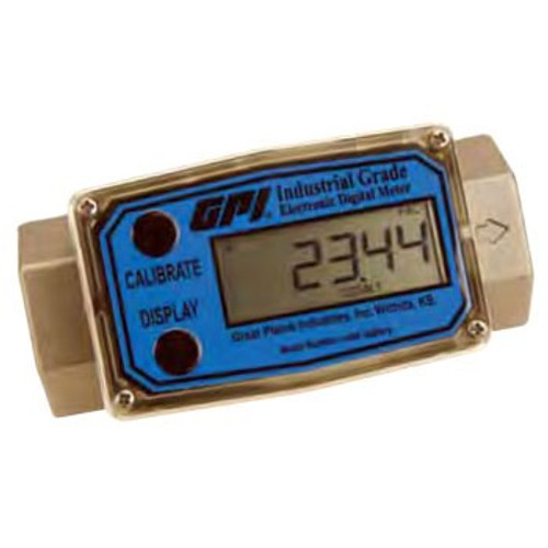 GPI G2H07N09GMA 3/4" NPT High Pressure Flow Meter (2 - 20 GPM) GPI G2H07N09GMA 3/4" NPT High Pressure Flow Meter (2 - 20 GPM)