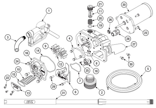 GPI 110908-1 Bypass Poppet O-Ring Kit Replacement