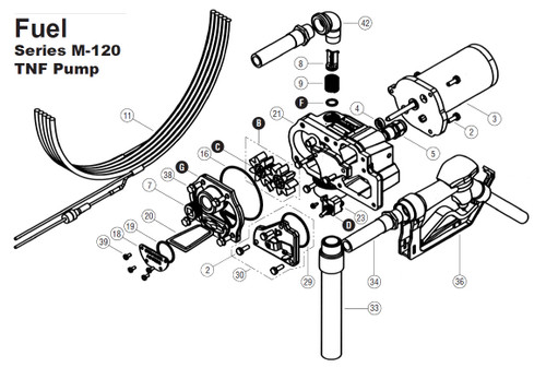 GPI 110910-02 12 Volt Switch Kit for M-120 TNF Pump