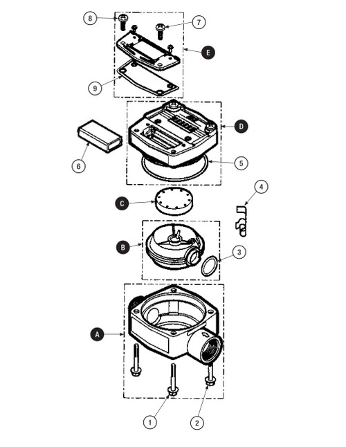 GPI 120505-1 Housing Kit for FM-300H & LM-300 Meter